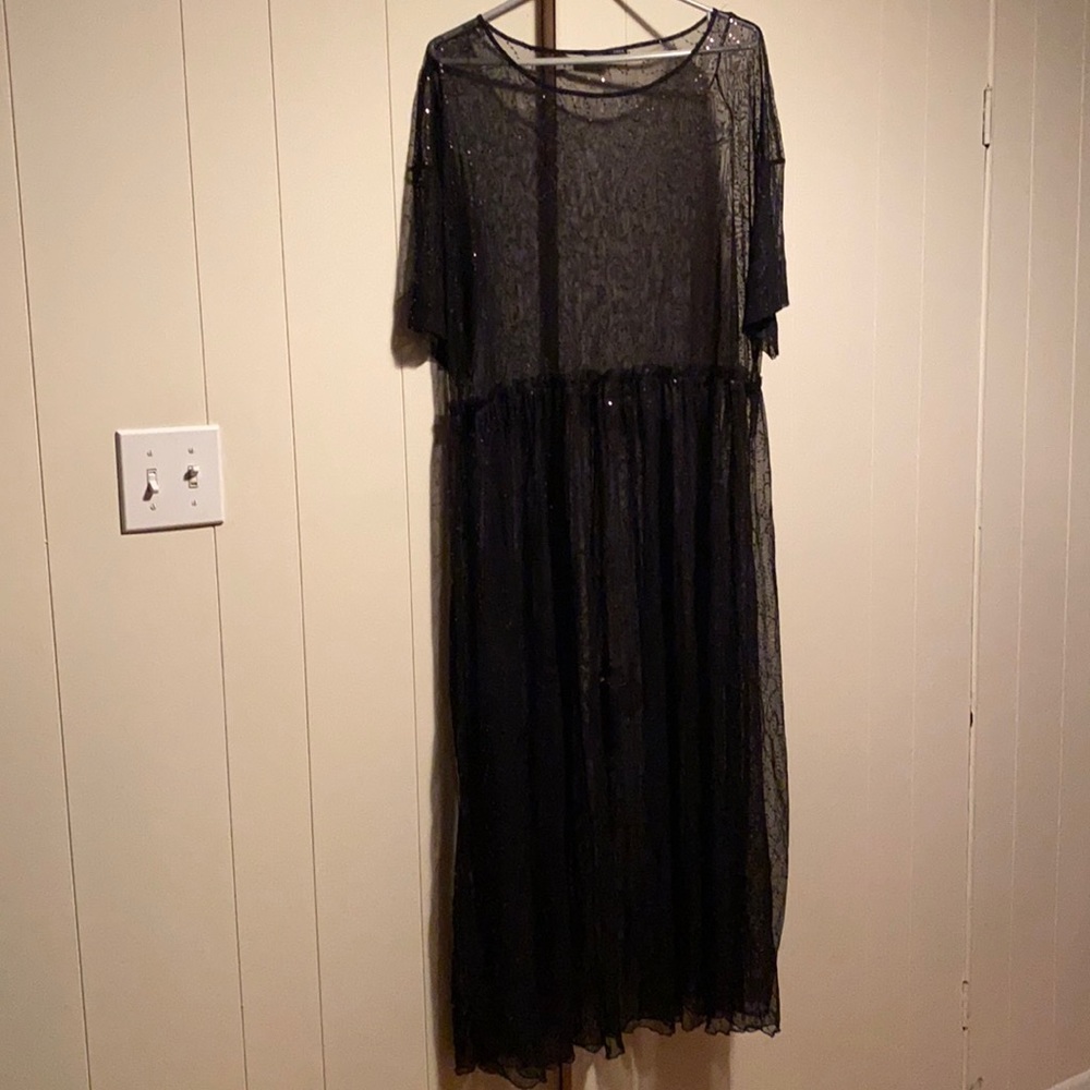 Sheer Black Dress